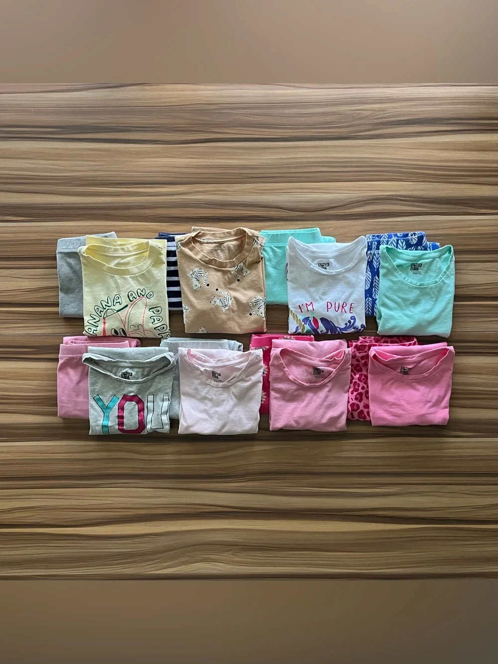 Girls Clothes 16 Piece Bundle Amazon Spotted Zebra Leggings Outfits Size XL(12)
